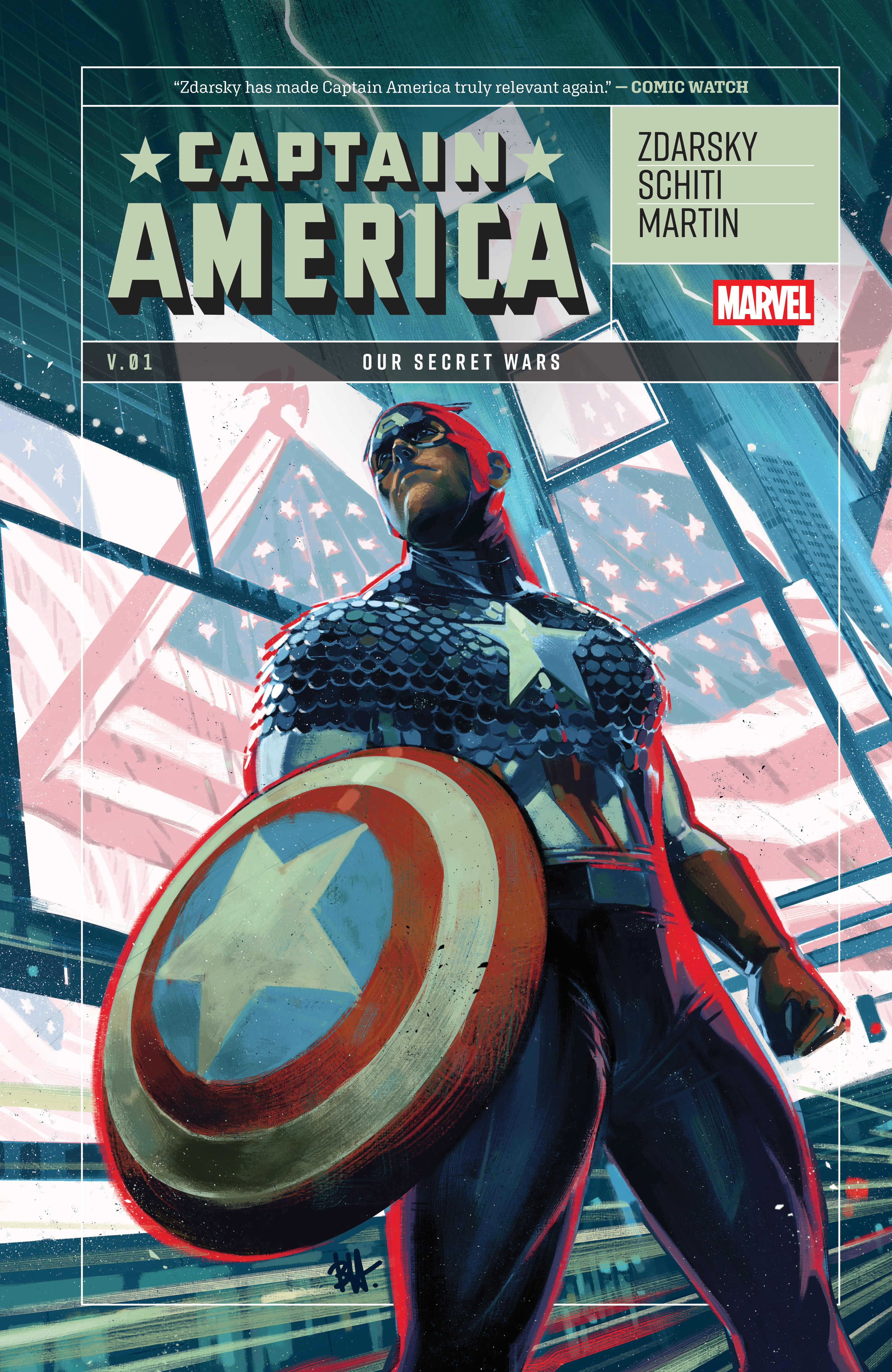 Captain America Vol. 1: Our Secret Wars (Marvel, 2026 — Cover A) cover